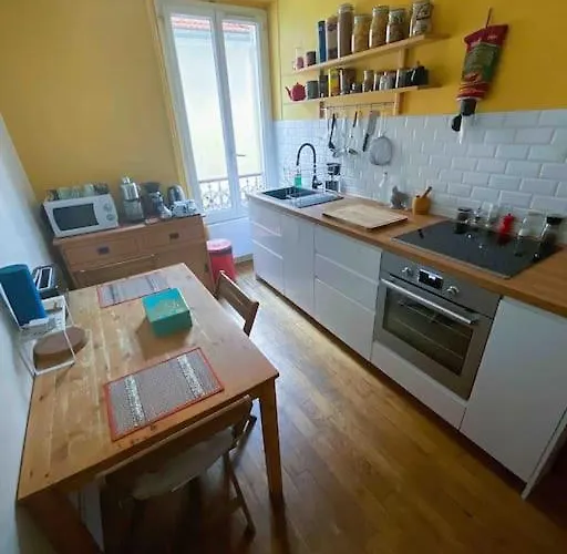 Lägenhet Quiet 2rooms Big Kitchen Canal Saint Martin *